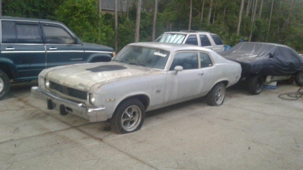 minimal rust 1974 Chevrolet Nova project