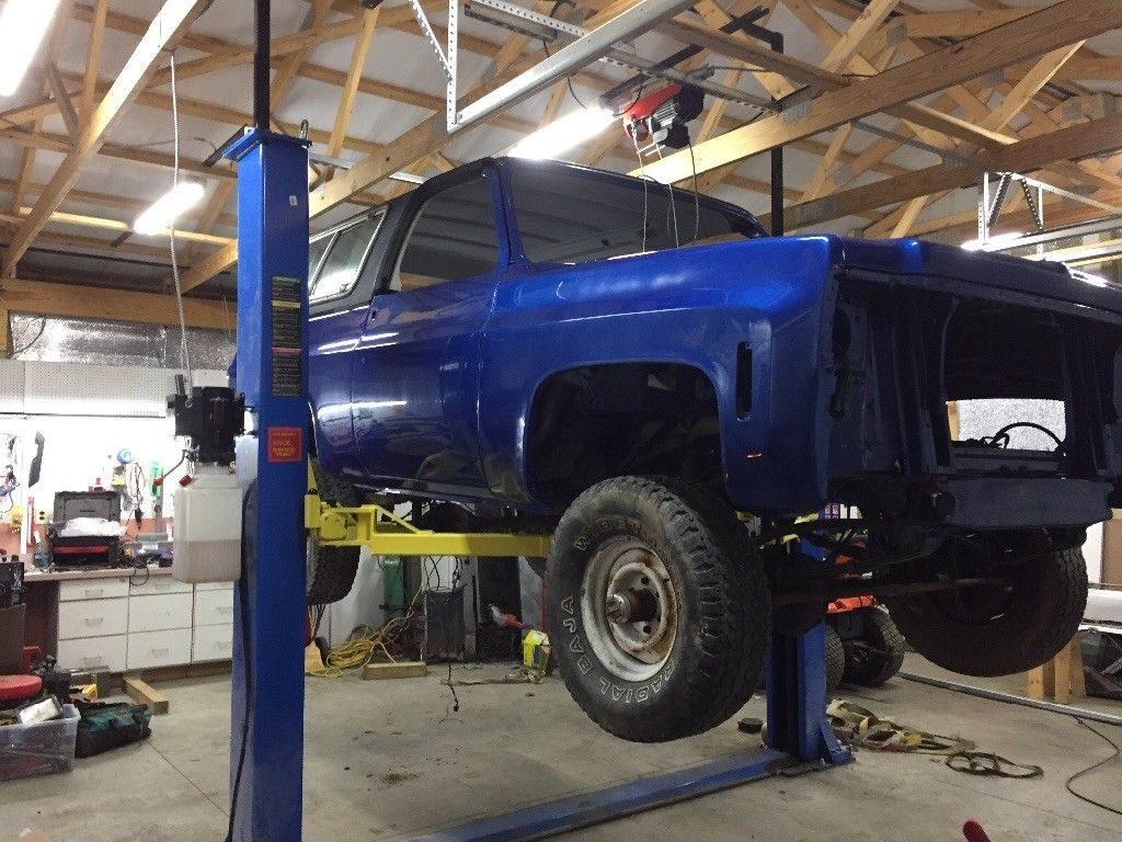 ready to be completed 1973 Chevrolet Blazer offroad project