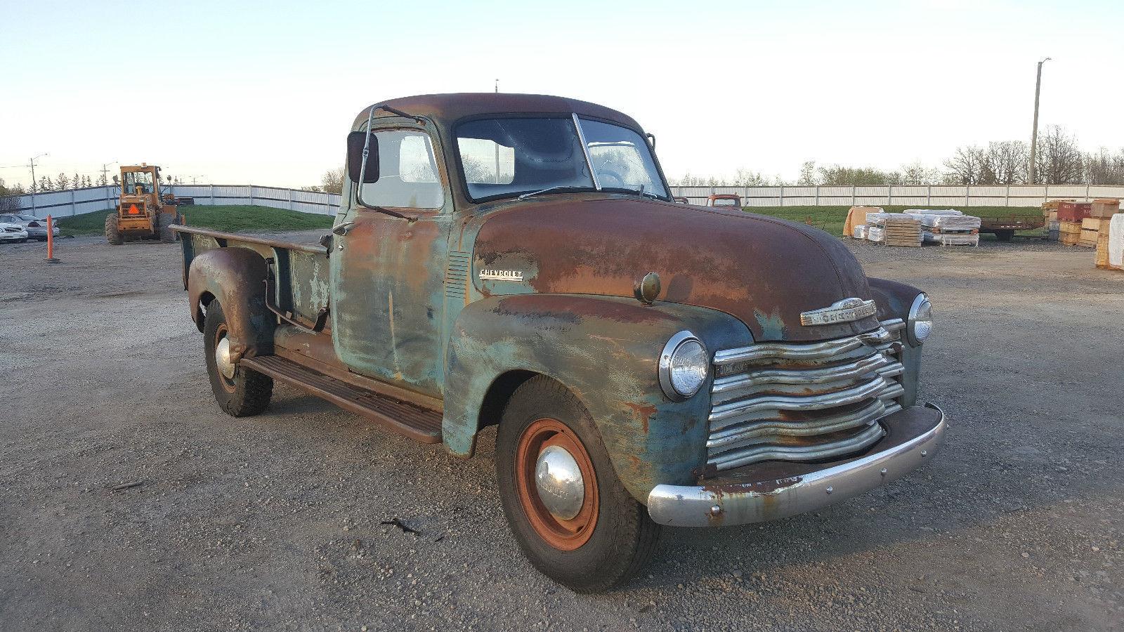 original unrestored 1949 Chevrolet Pickups project for sale