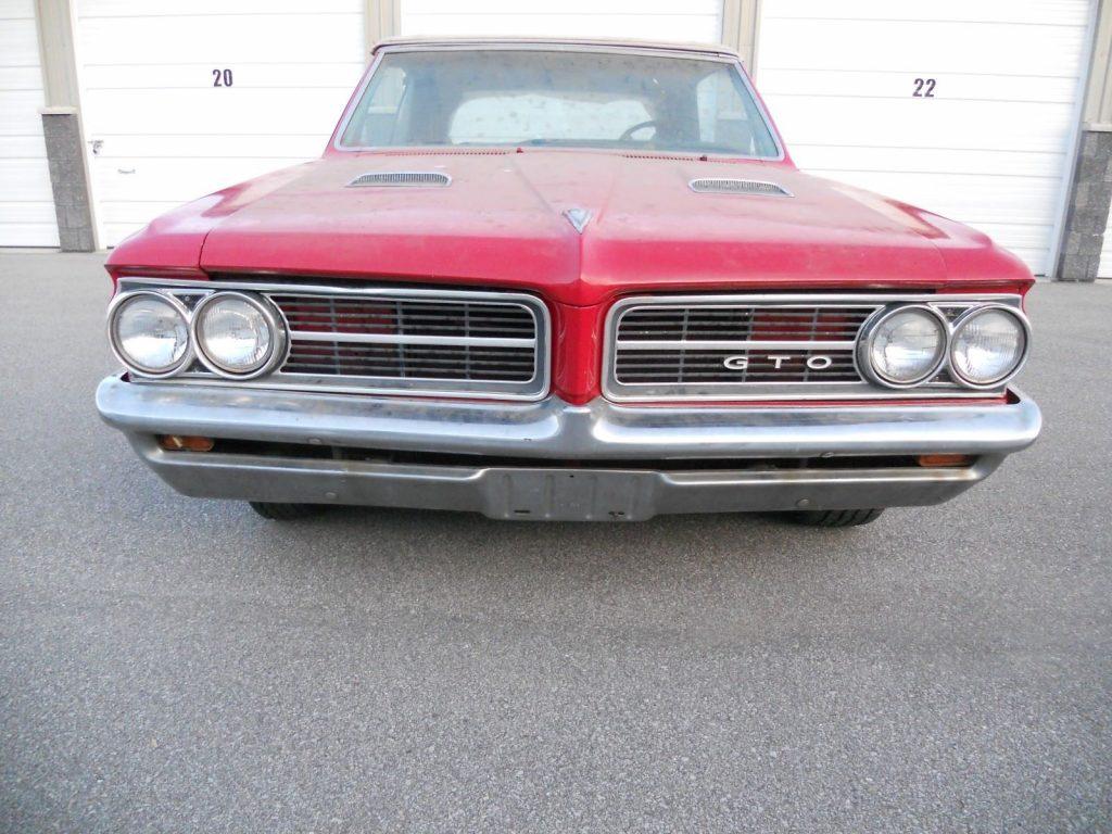 solid 1964 Pontiac GTO convertible project