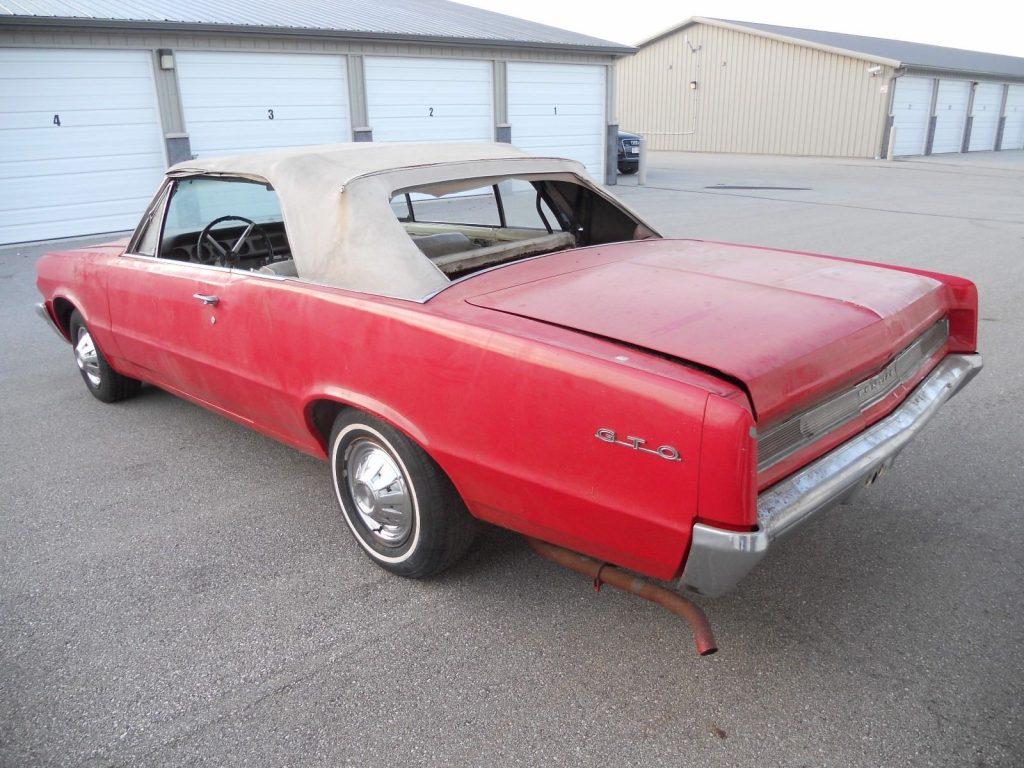 solid 1964 Pontiac GTO convertible project