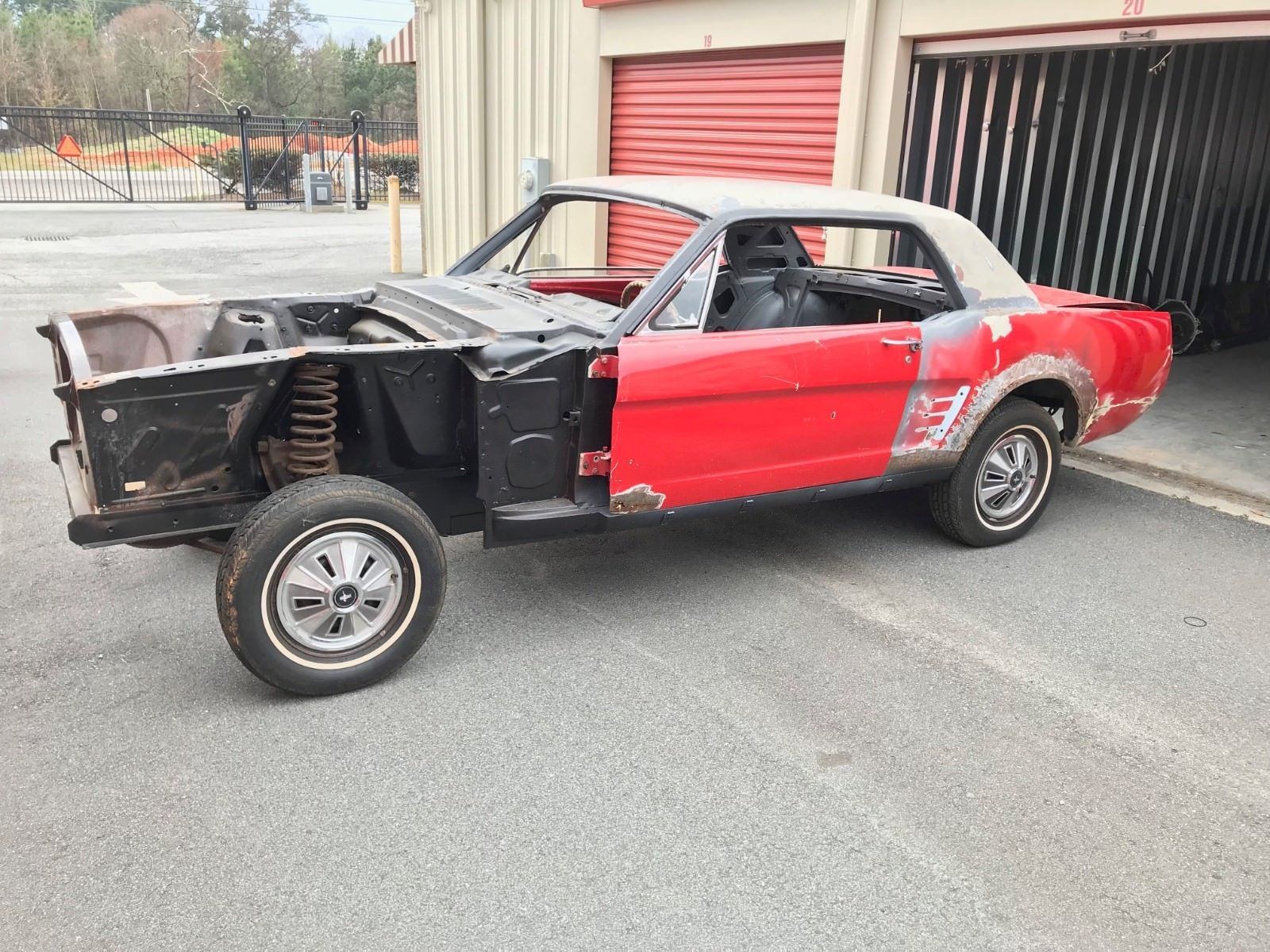 unfinished restoration 1966 Ford Mustang Standard project for sale