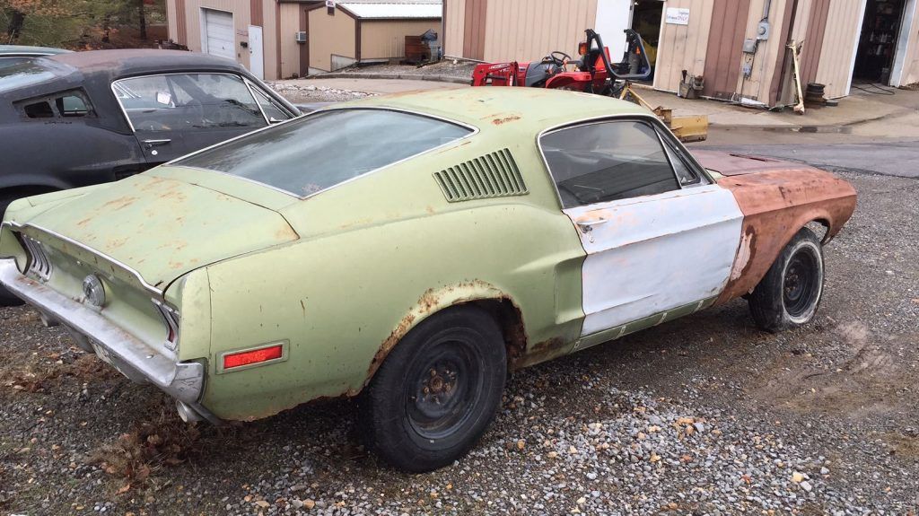 complete 1968 Ford Mustang Fastback project