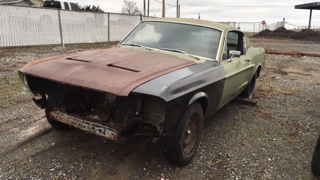 complete 1968 Ford Mustang Fastback project