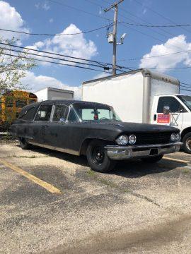 needs work 1961 Cadillac hearse project for sale