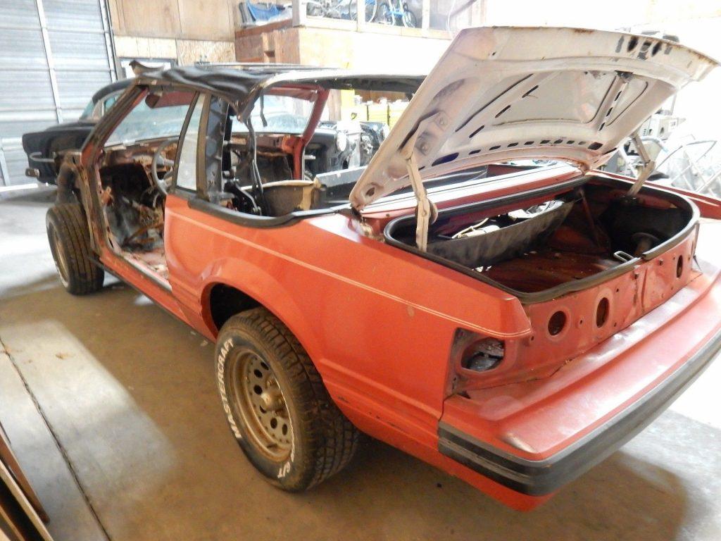 not very rusty 1983 Ford Mustang project