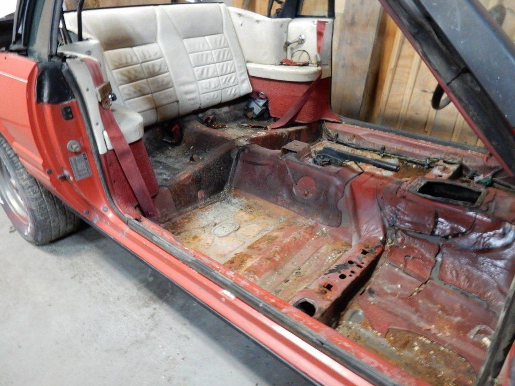 not very rusty 1983 Ford Mustang project