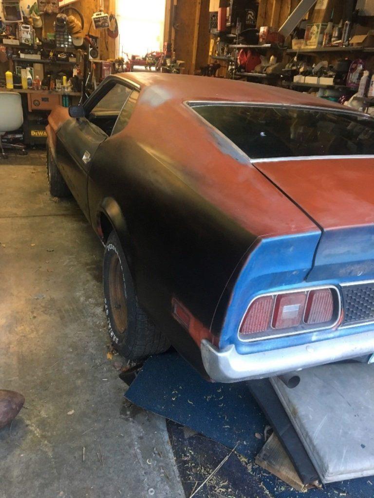 rebuilt engine 1971 Ford Mustang Mach 1 project