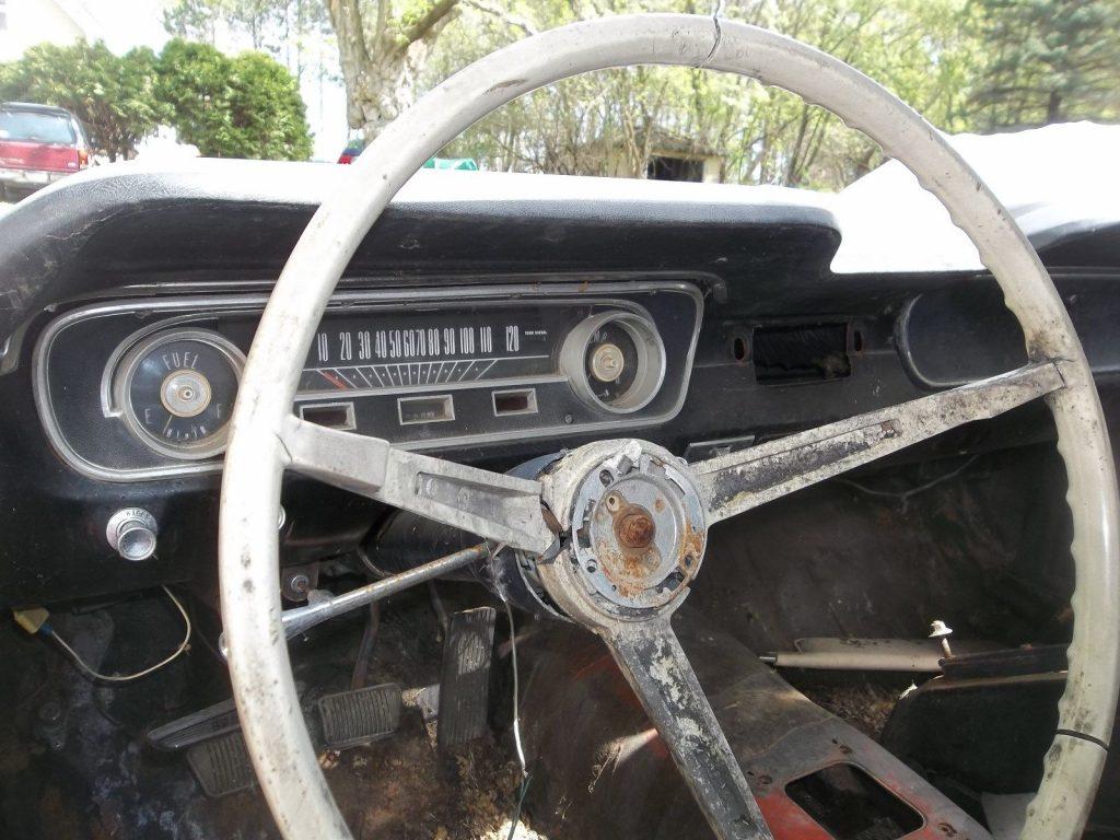 barn find 1965 Ford Mustang fastback
