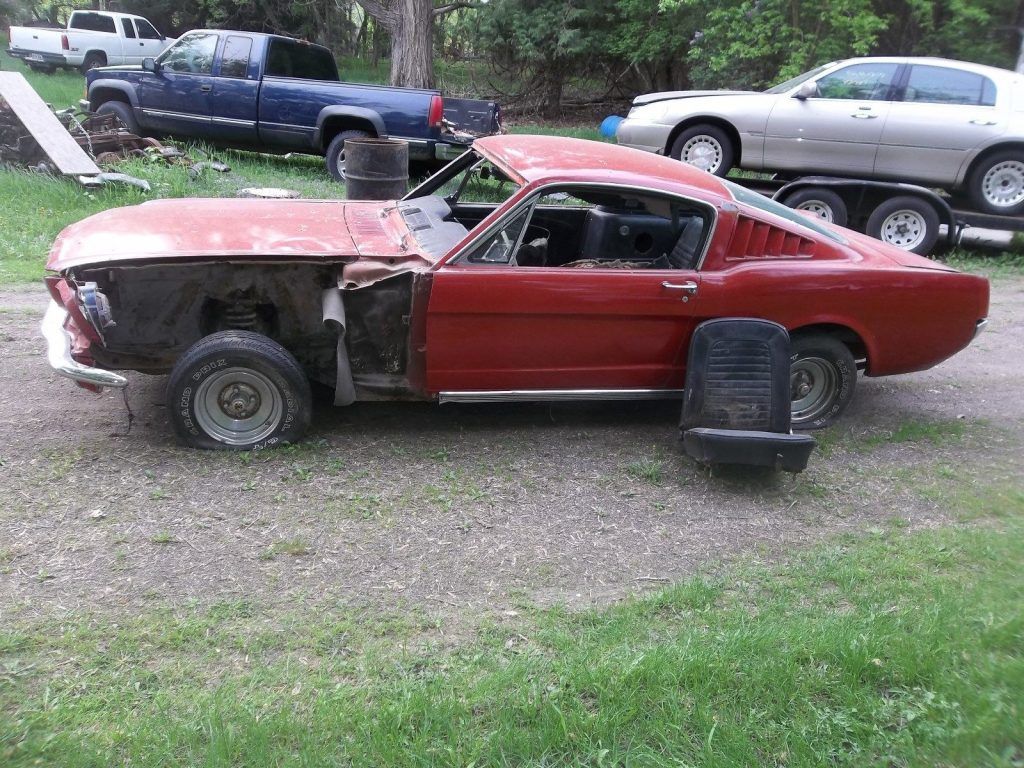 barn find 1965 Ford Mustang fastback