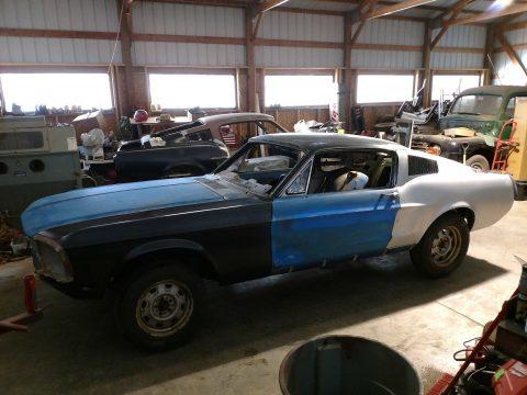 complete welding 1968 Ford Mustang Fastback project for sale