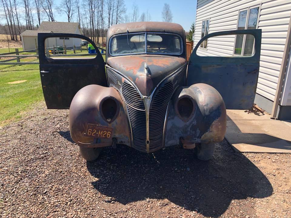solid 1938 Ford Deluxe hot rod project
