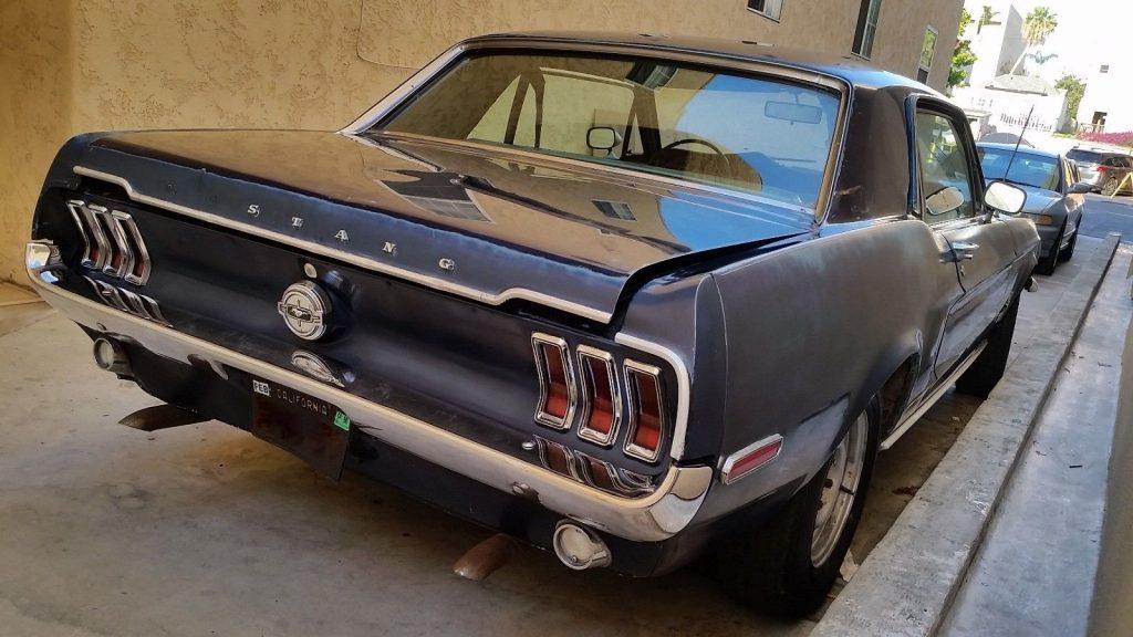 solid 1968 Ford Mustang Coupe project