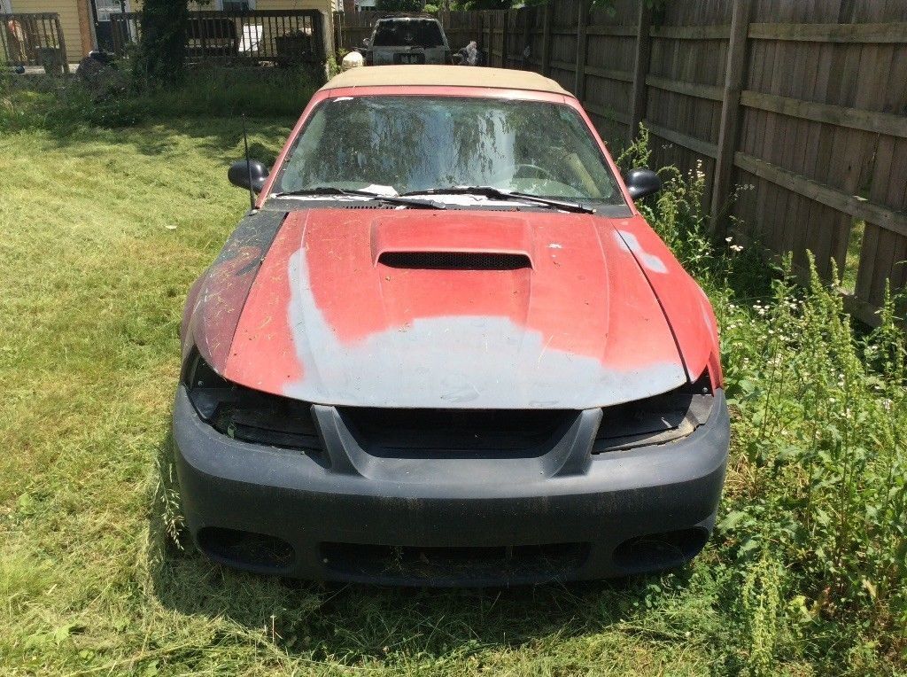 solid 2002 Ford Mustang Gt convertible project