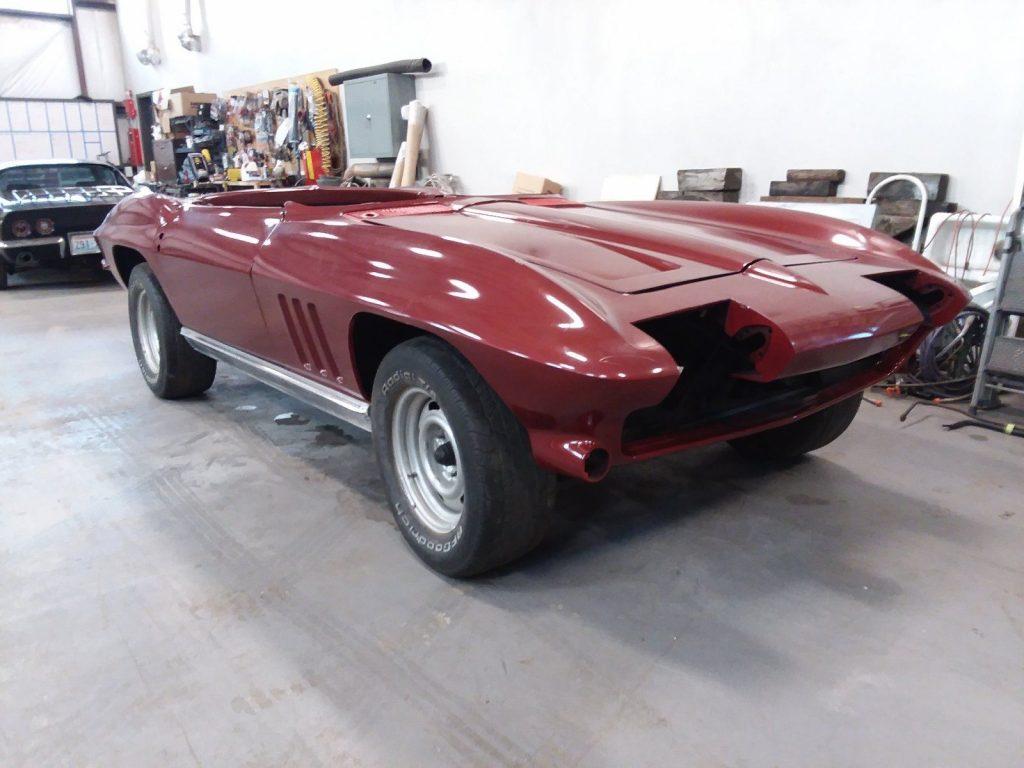 needs finishing 1966 Chevrolet Corvette projet