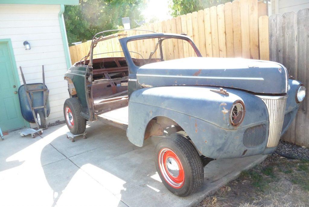 solid 1941 Ford Convertible deluxe project