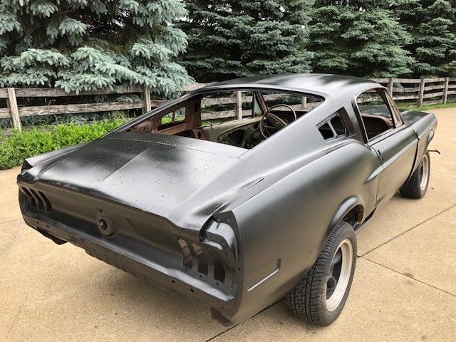 some rust 1968 Ford Mustang Fastback J Code project