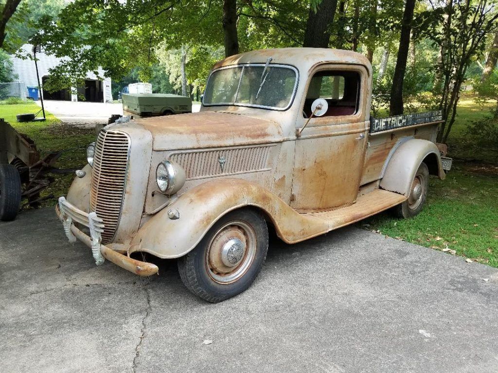 barn find 1937 Ford Pickups project