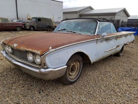 needs restoration 1960 Ford Sunliner Convertible for sale