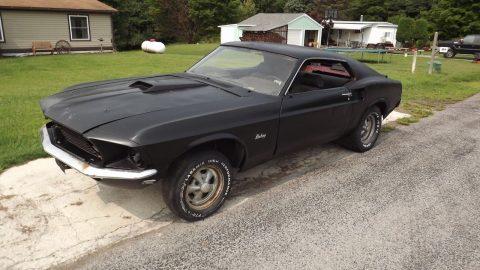 barn find 1969 Ford Mustang fastback project for sale