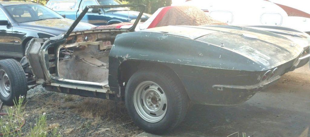 needs complete restoration 1964 Chevrolet Corvette Convertible project