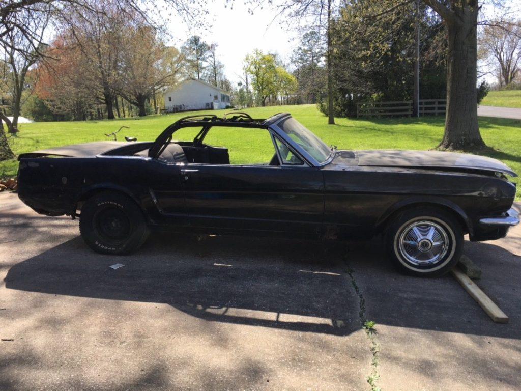 needs total restoration 1965 Ford Mustang convertible project