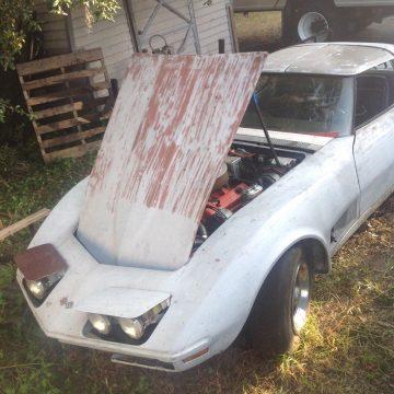 partially restored 1971 Chevrolet Corvette project for sale