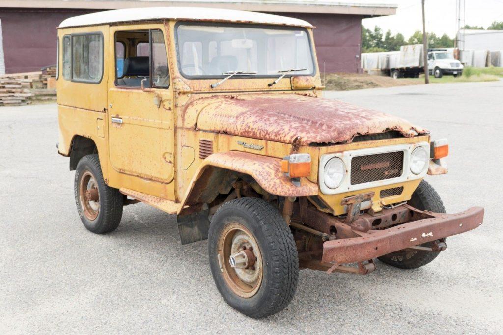 solid 1982 Toyota Land Cruiser BJ42 project