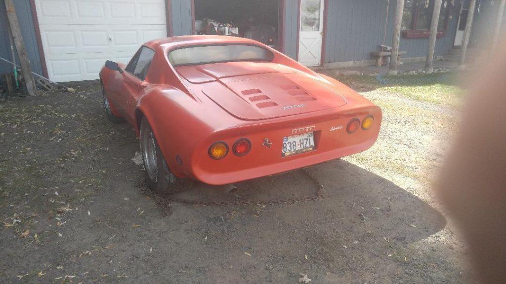barn find 1972 Ferrari Dino 246 GT Replica project