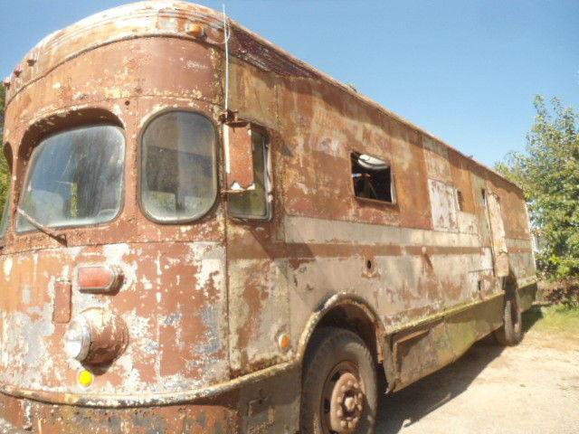 rare 1958 Fageol Twin Coach Highway Postal Van project