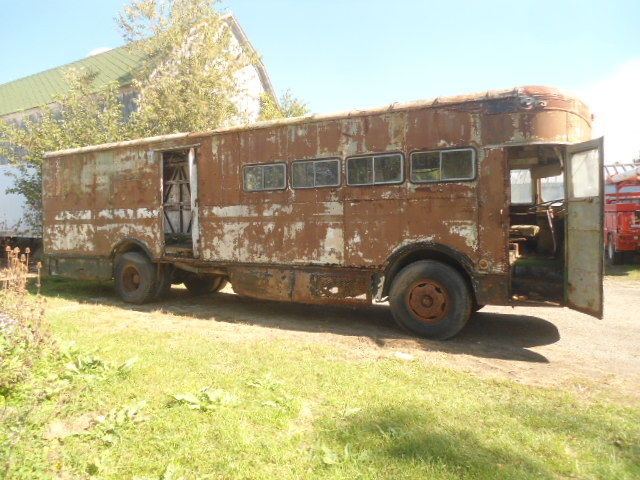 rare 1958 Fageol Twin Coach Highway Postal Van project