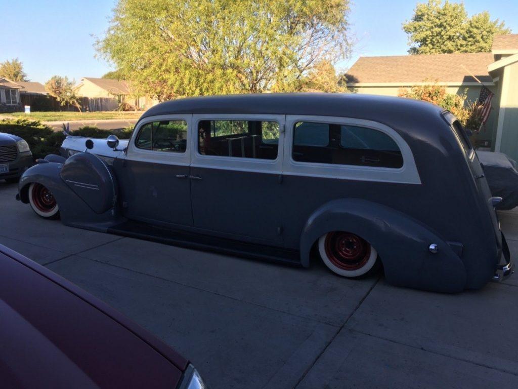 solid 1940 Packard hearse project