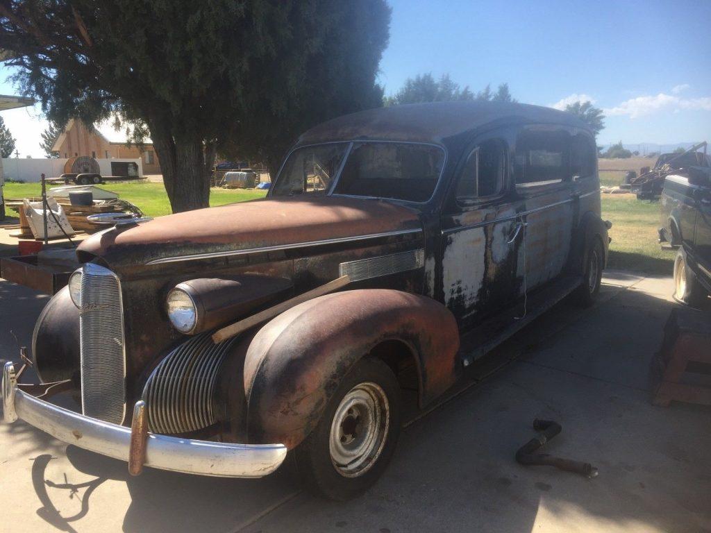almost complete 1939 Lasalle HEARSE project
