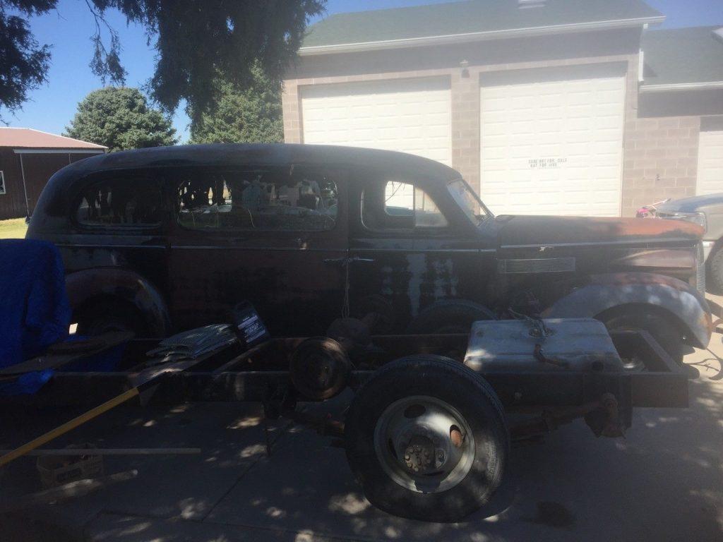 almost complete 1939 Lasalle HEARSE project