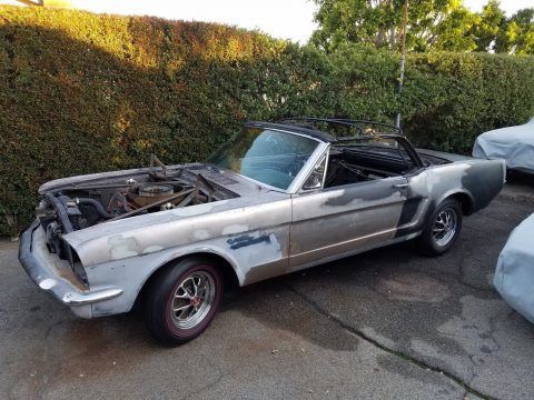 garage find 1965 Ford Mustang Convertible project for sale