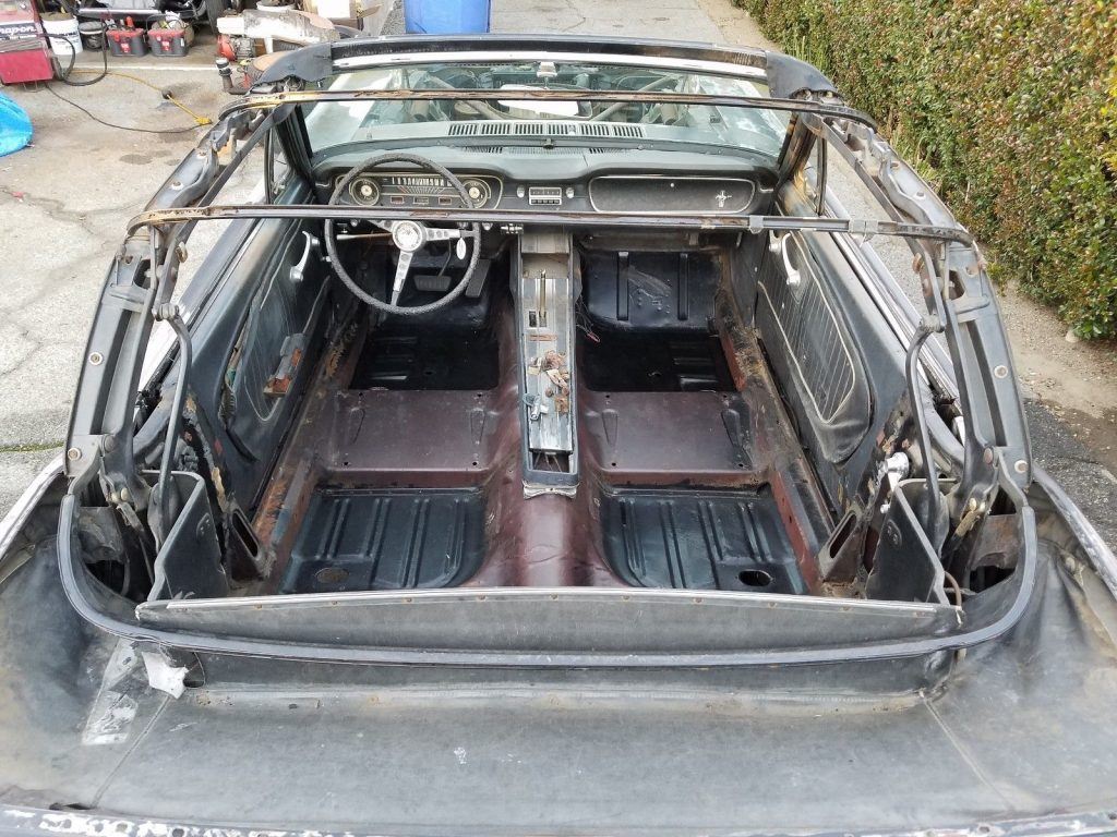 garage find 1965 Ford Mustang Convertible project