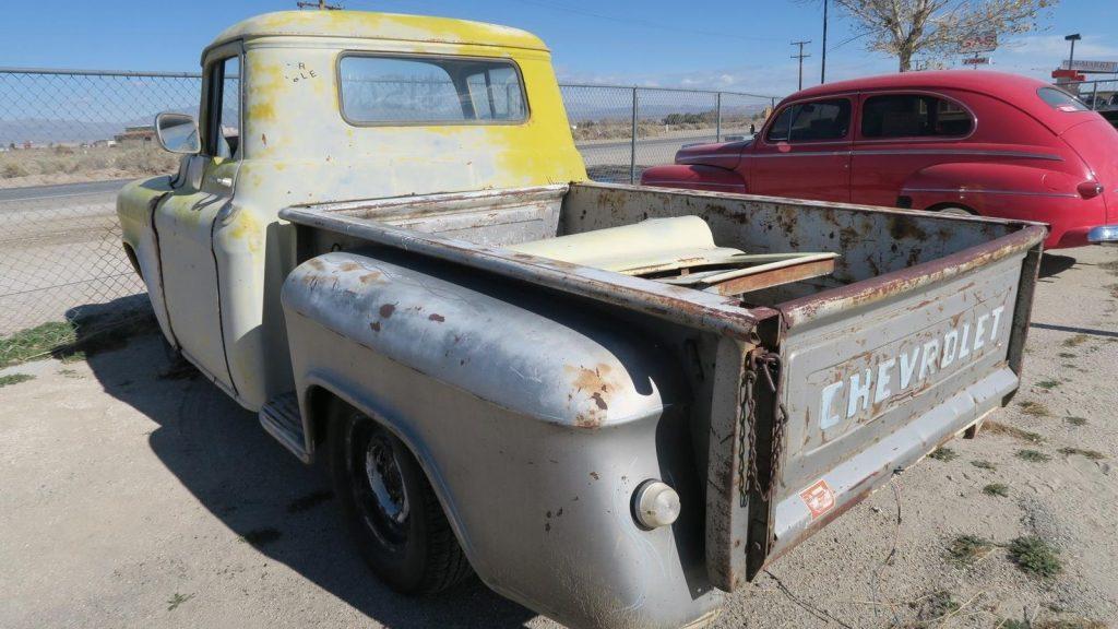 solid 1956 Chevrolet Pickups 3200 Short bed Project