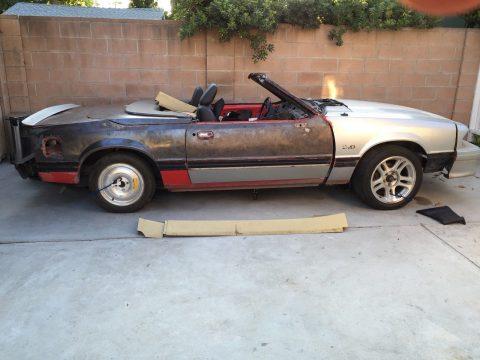 solid 1988 Ford Mustang ASC McLaren project for sale