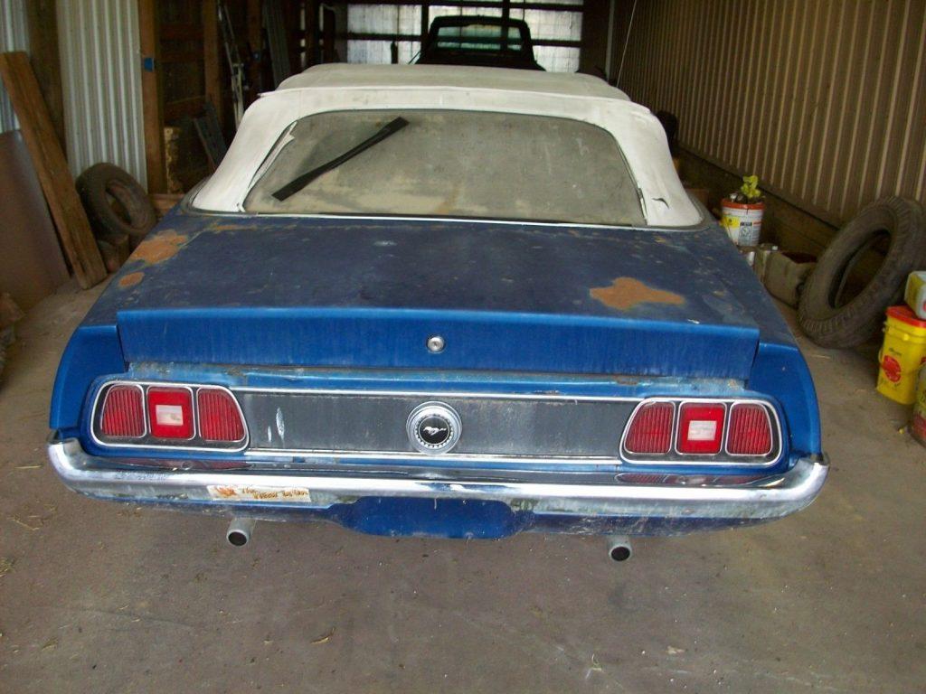 surface rust 1971 Ford Mustang project
