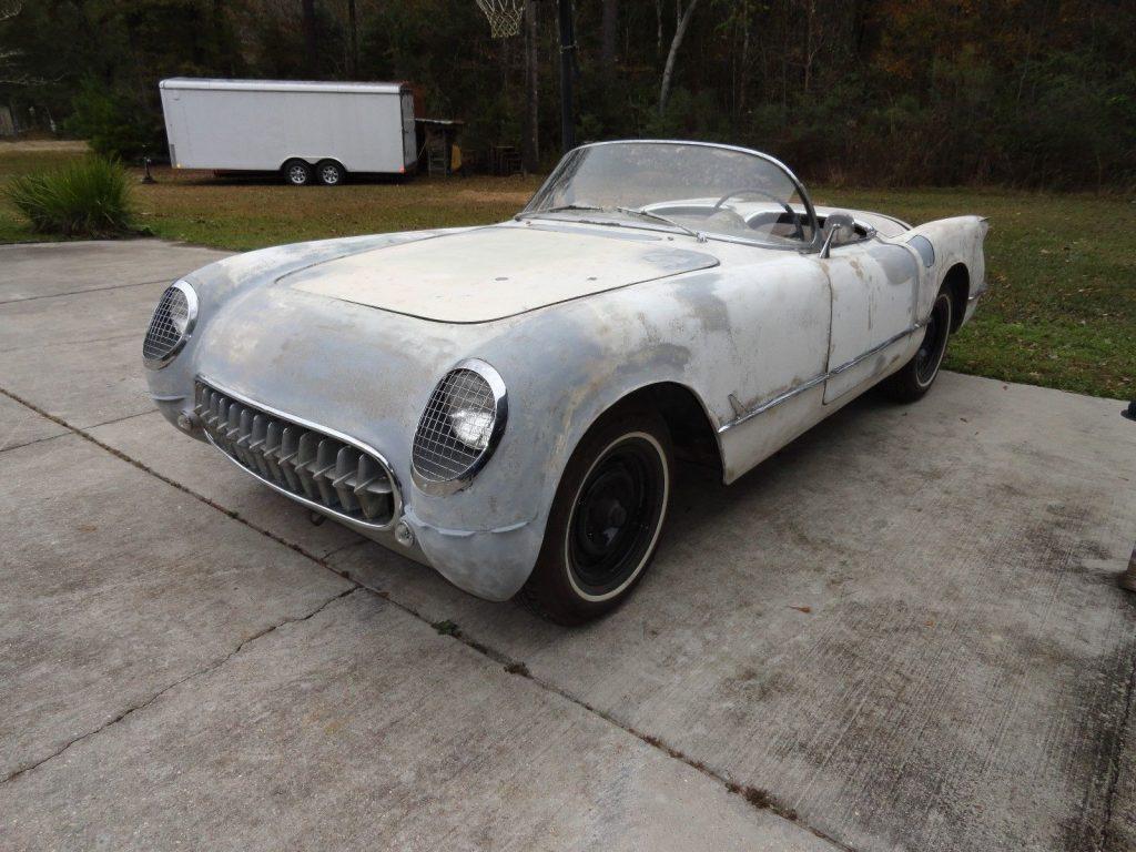 very complete 1954 Chevrolet Corvette project