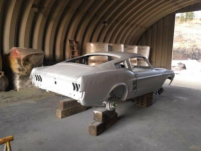 hard work done 1967 Ford Mustang project