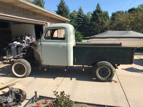 many extra parts 1950 Ford F1 Pickup project for sale