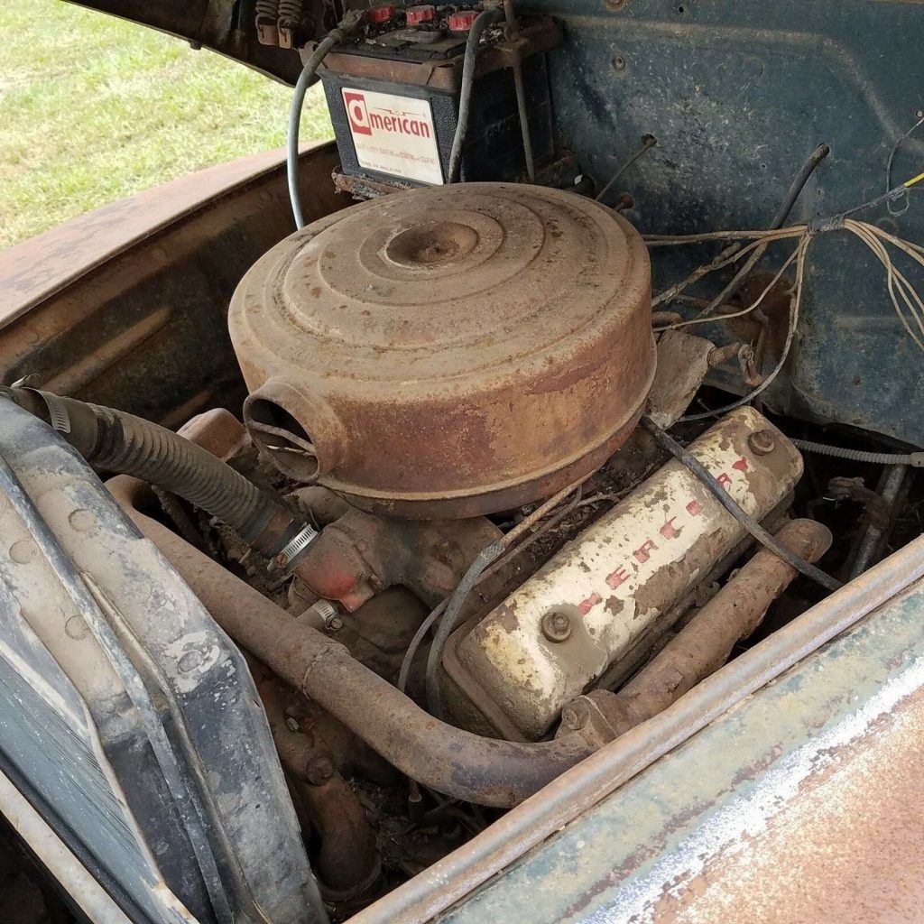 Mercury engine 1948 Ford F1 panel truck project