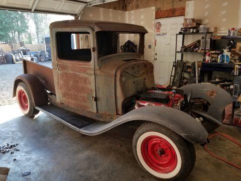 roller 1934 Ford Pickup Hot Rod project for sale