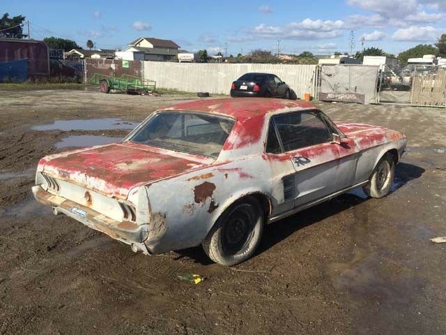 solid frame 1967 Ford Mustang project