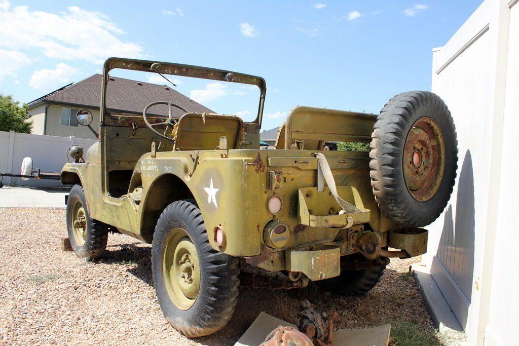 unrestored 1953 M38a1 Willys MD project