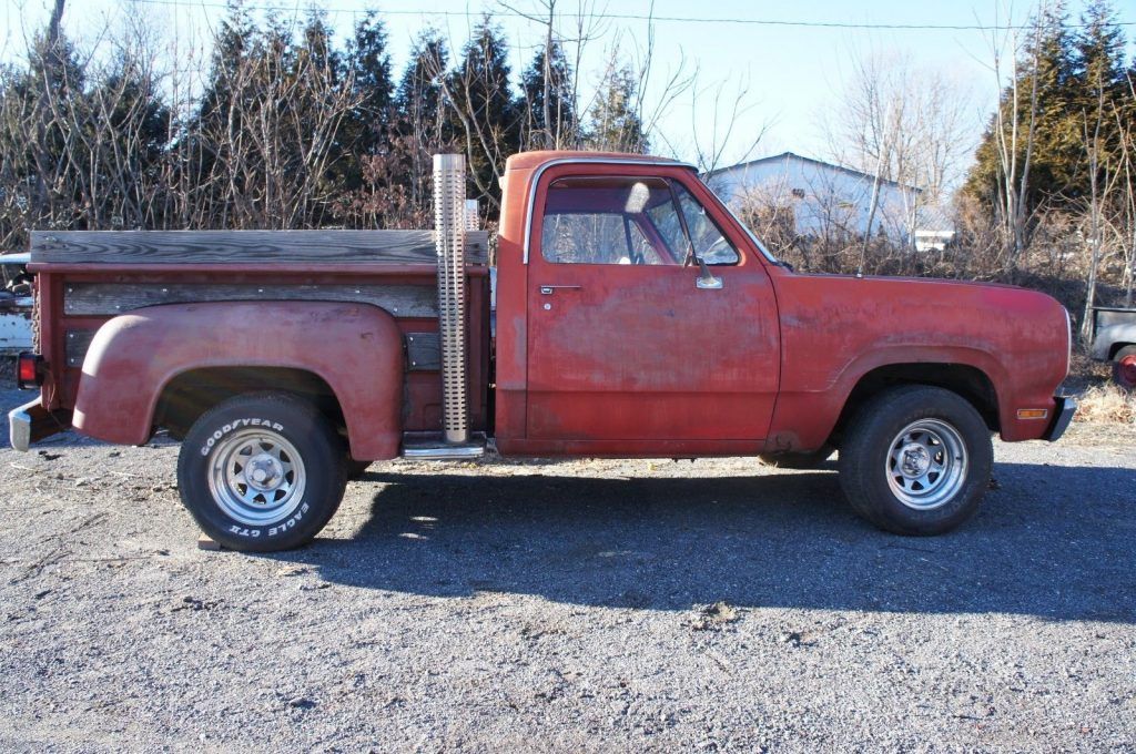 solid 1979 Dodge Pickups “lil” Red Express” project