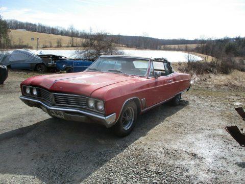 GS 400 clone 1967 Buick Skylark convertible project for sale