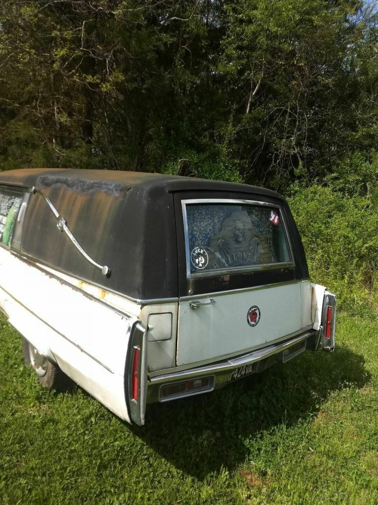 needs TLC 1974 Cadillac Commercial Chassis hearse project
