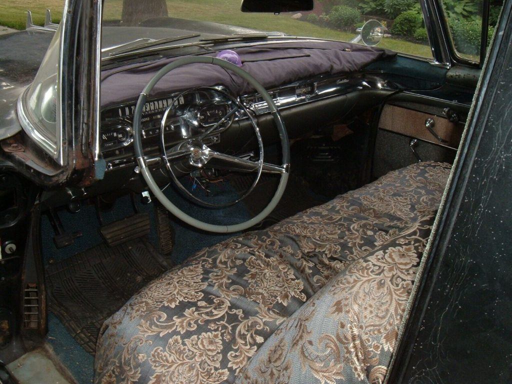 vintage 1957 Cadillac DeVille hearse project